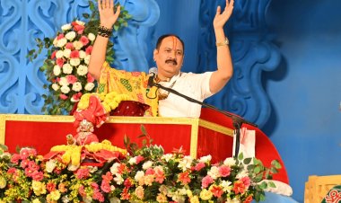 मयाली में शिव महापुराण कथा के दूसरे दिन हर हर महादेव से गुंजा शिव धाम ,तामसिक भोजन से दूर रहने और अपने मन के अहंकार को दूर करने का दिया संदेश --पंडित श्री प्रदीप मिश्रा