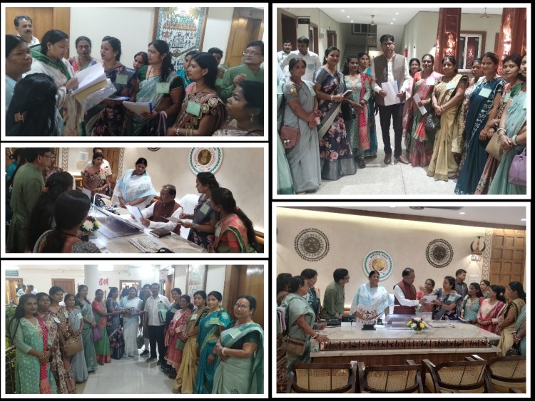 विधायक रायमुनी भगत के नेतृत्व में छत्तीसगढ़ आंगनबाड़ी कार्यकर्ता सहायिका संघ पंजी.409 के प्रतिनिधिमंडल ने किया मुख्यमंत्री,वित्त मंत्री और महिला बाल विभाग मंत्री से सौजन्य मुलाकात,विभिन्न मांगों के संबंध में सौंपा ज्ञापन