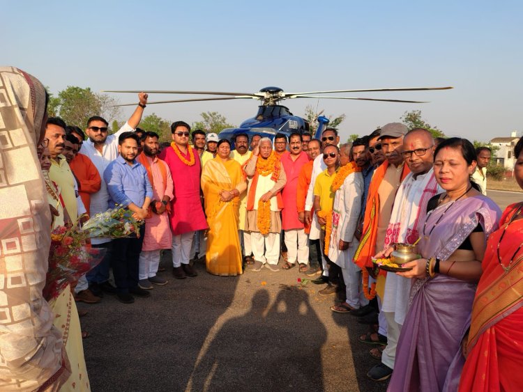 रामप्रताप सिंह के प्रथम जशपुर आगमन पर भाजपा कार्यकर्ताओं ने किया भव्य स्वागत