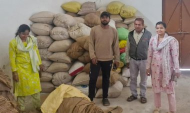 अवैध भंडारण पर कार्रवाई: 6 प्रकरणों में 218 क्विंटल धान जप्त