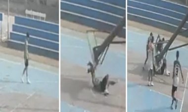 48 घंटे में 2 बास्केटबॉल खिलाड़ियों की मौत! रिंग गरने से गंवाई जान, देखें CCTV फुटेज…