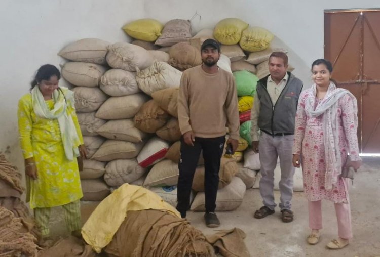 अवैध भंडारण पर कार्रवाई: 6 प्रकरणों में 218 क्विंटल धान जप्त