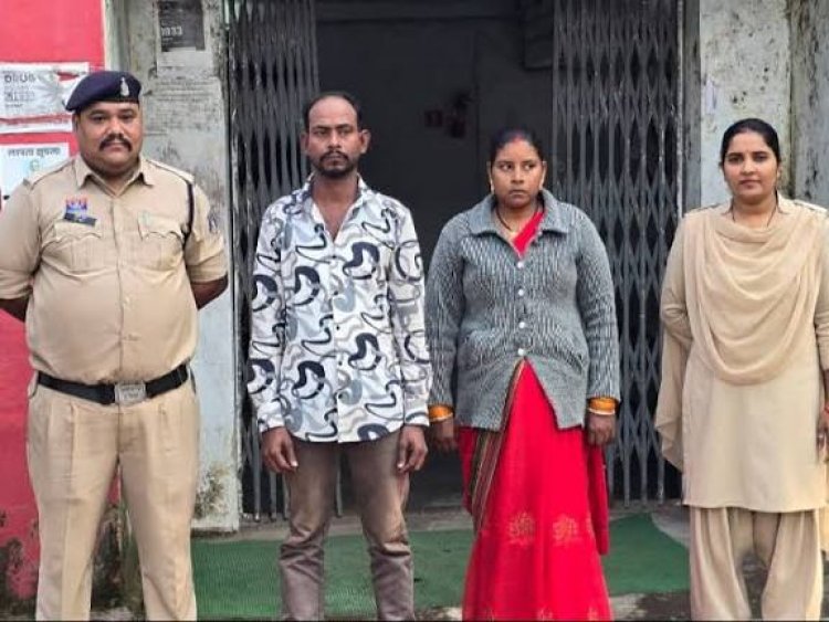 दुर्ग में नौकरानी ने पति के साथ मिलकर मालिक के घर चोरी की