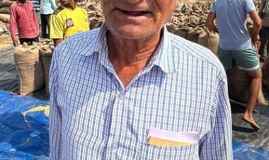 किसान नंद कुमार शर्मा ने सरकार की धान खरीदी व्यवस्था की सराहना की