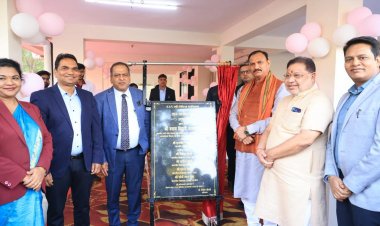 स्वास्थ्य मंत्री ने मेडिकल कॉलेज रायपुर के 120 सीटर छात्रावास का किया उद्घाटन