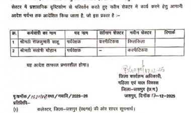 *करमीटिकरा सुपरवाइजार पर गिरी कार्यवाही की गाज,कार्यकर्ताओं/ सहायिकाओं के शिकायत उपरान्त हुवे जांच पर हुई सेक्टर बदलने की कार्यवाही*