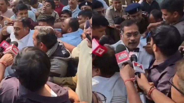 ब्रेकिंग : अमित बघेल ने किया सरेंडर, समर्थकों और पुलिस में हुई तीखी झड़प, भारी बल तैनात