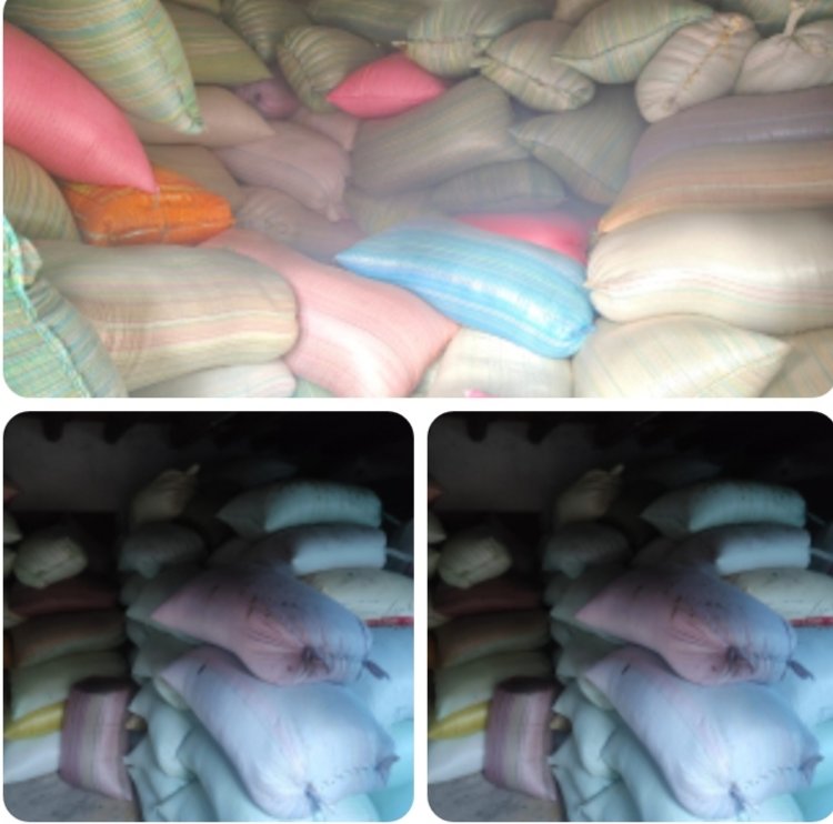 *अवैध रूप से संचित धान पर जिला प्रशासन की बड़ी कार्यवाई,,कांसाबेल क्षेत्र मे 3 स्थानों से कुल 1480 क्विंटल धान जप्त गई गयी*