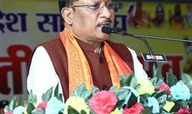 राजिम त्रिवेणी संगम में आयोजित भक्त माता राजिम जयंती महोत्सव में शामिल हुए मुख्यमंत्री साय