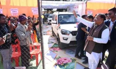 मुख्यमंत्री साय ने बगीचा में मेगा हेल्थ कैंप का किया शुभारंभ