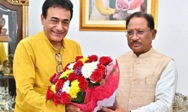 CM विष्णुदेव साय से सुप्रसिद्ध अभिनेता नीतिश भारद्वाज ने की मुलाकात