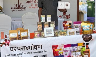 रायपुर साहित्य उत्सव में 'जशप्योर' का जलवा:..महुआ और मिलेट्स से बने जशप्योर उत्पादों को मिली शानदार प्रतिक्रिया