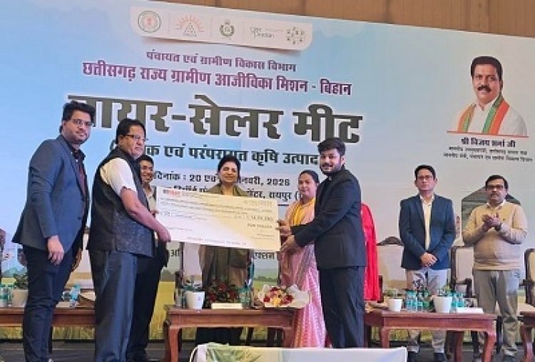 छत्तीसगढ़ के बिहान समूहों के उत्पाद को खरीददारों से मिला बेहतर रिस्पॉन्स