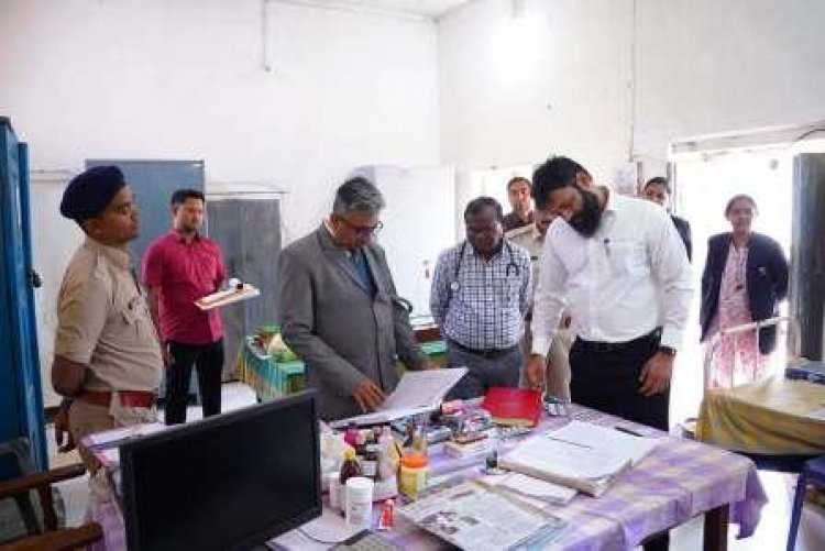 जशपुर जिला जेल का औचक निरीक्षण, व्यवस्थाओं की बारीकी से हुई जांच