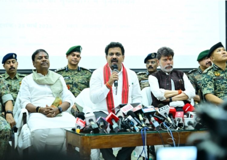 छत्तीसगढ़ 31 मार्च 2026 तक सशस्त्र नक्सलवाद से होगा पूर्णतः मुक्त - उपमुख्यमंत्री विजय शर्मा