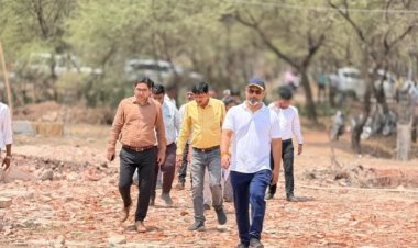 कलेक्टर कुन्दन कुमार ने विकास कार्यों का किया औचक निरीक्षण, निर्माण में लापरवाही पर ठेकेदारों को नोटिस के निर्देश