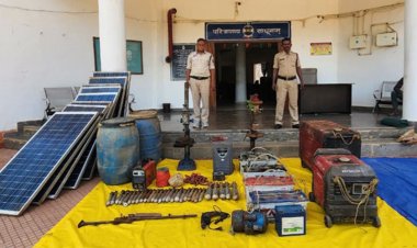 बीजापुर से नक्सलियों द्वारा छुपाकर रखे नक्सली डंप बरामद