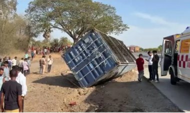 ACCIDENT BREAKING : बारात ट्रक-टक्कर से मातम, 12 की मौत, हाईवे पर खून-खराबा