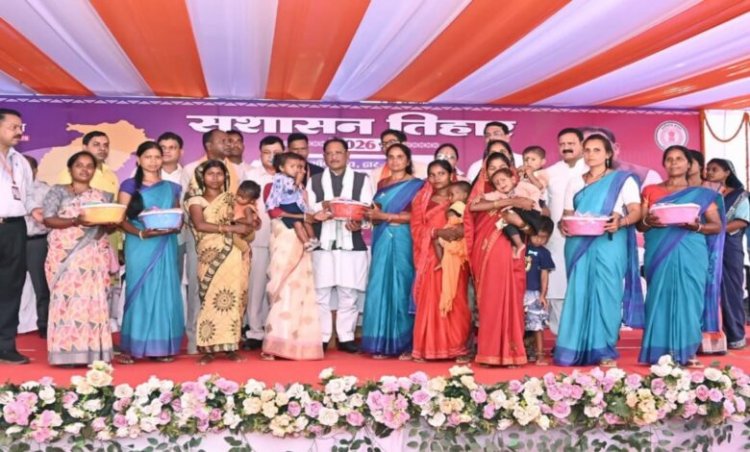 लेमरू में CM साय की चौपाल: बोले- जनता की सेवा ही सरकार का सबसे बड़ा कर्तव्य