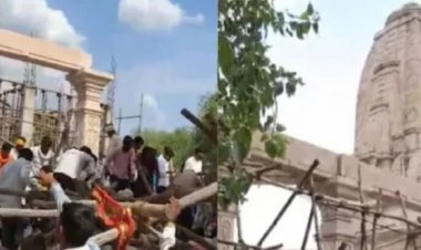 महाराष्ट्र में बड़ा हादसा… भरभरा कर गिरा मंदिर परिसर में बना सभा मंडप का छत, मलबे में दबे कई श्रद्धालु