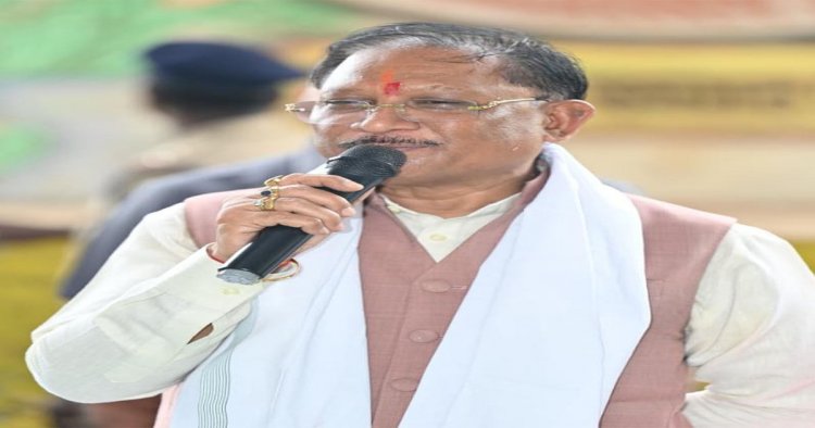 मुख्यमंत्री विष्णु देव साय जांजगीर चांपा जिले के दौरे पर रहेंगे ,देंगे विभिन्न विकास कार्यों की सौगात