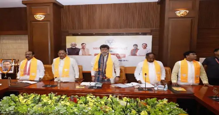 भाजपा प्रदेश पदाधिकारियों की बैठक,सीएम साय और प्रदेश अध्यक्ष किरण देव मौजूद