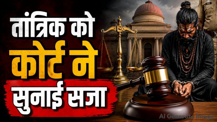 तांत्रिक ने छात्रा को भूत-प्रेत का डर दिखाकर ठगे ₹18,600, कोर्ट ने सुनाई 3 साल की सजा