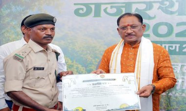 मानव-हाथी सह-अस्तित्व की दिशा में जशपुर की अभिनव पहल गजरथ यात्रा को मिली नई पहचान